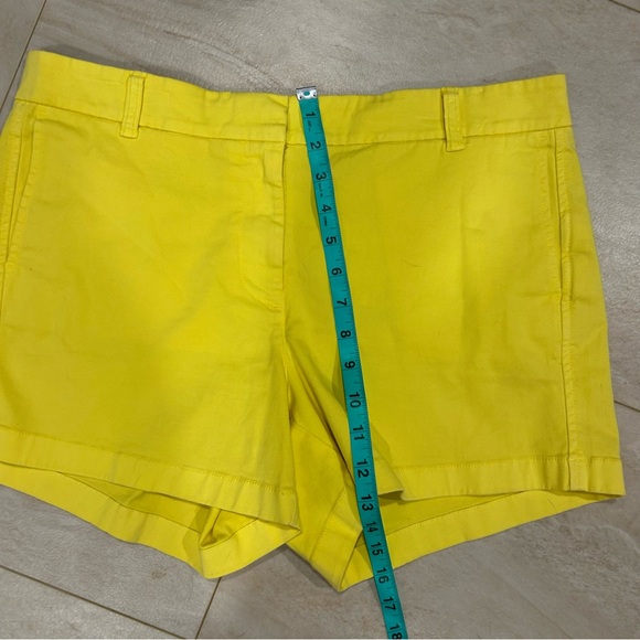 J. Crew Bright Yellow Chino Women's Shorts size 12 - Picture 4 of 5